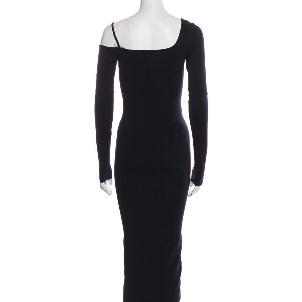 Helmut Lang Nylon Midi Dress Black - Picture 2 of 8